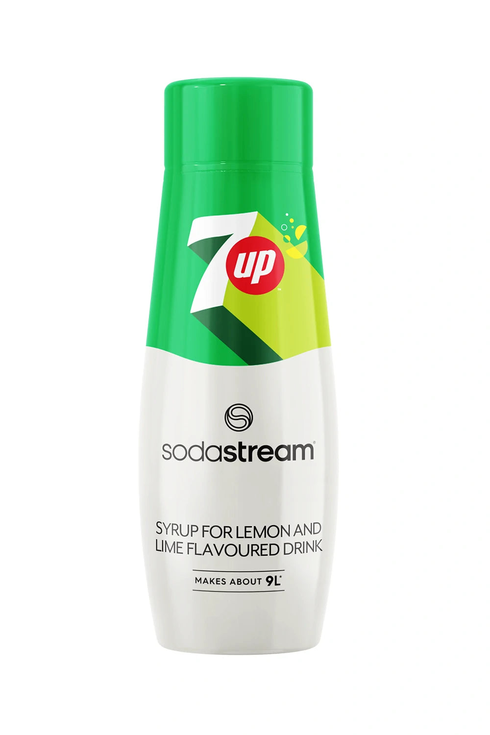 Sodastream 7UP lemon and lime syrup, 440 ml bottle