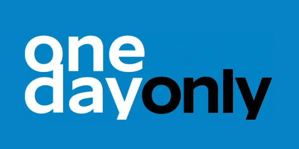 One Day Only logo on a blue background