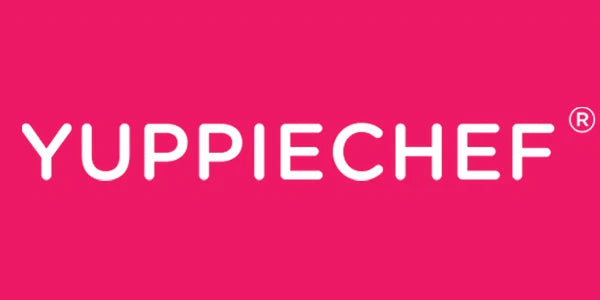 Yuppiechef logo on a pink background